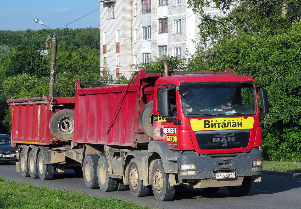 Калужская область, № Н 803 СВ 40 — MAN TGS 41.400
