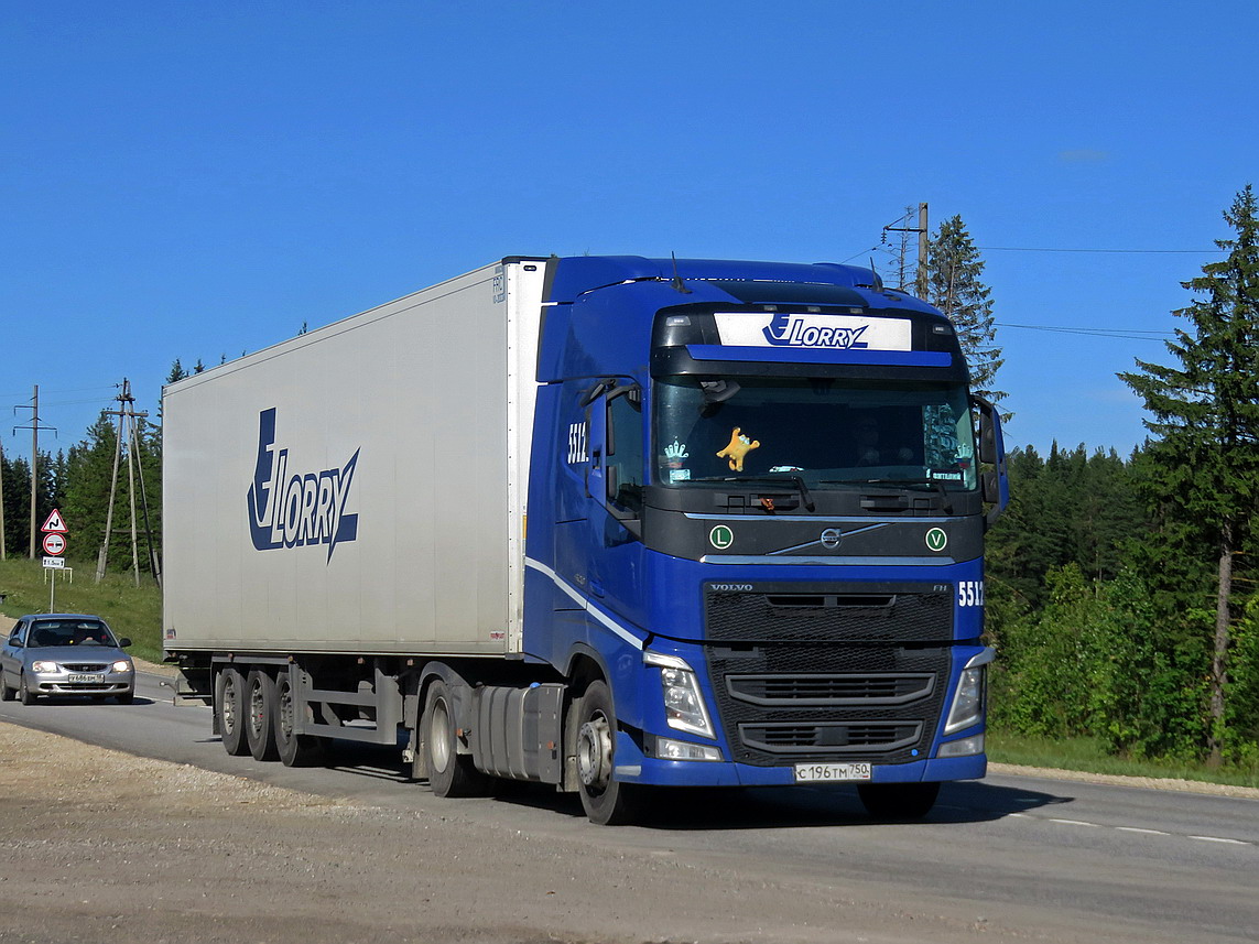 Свердловская область, № С 196 ТМ 750 — Volvo ('2012) FH.420 [X9P]