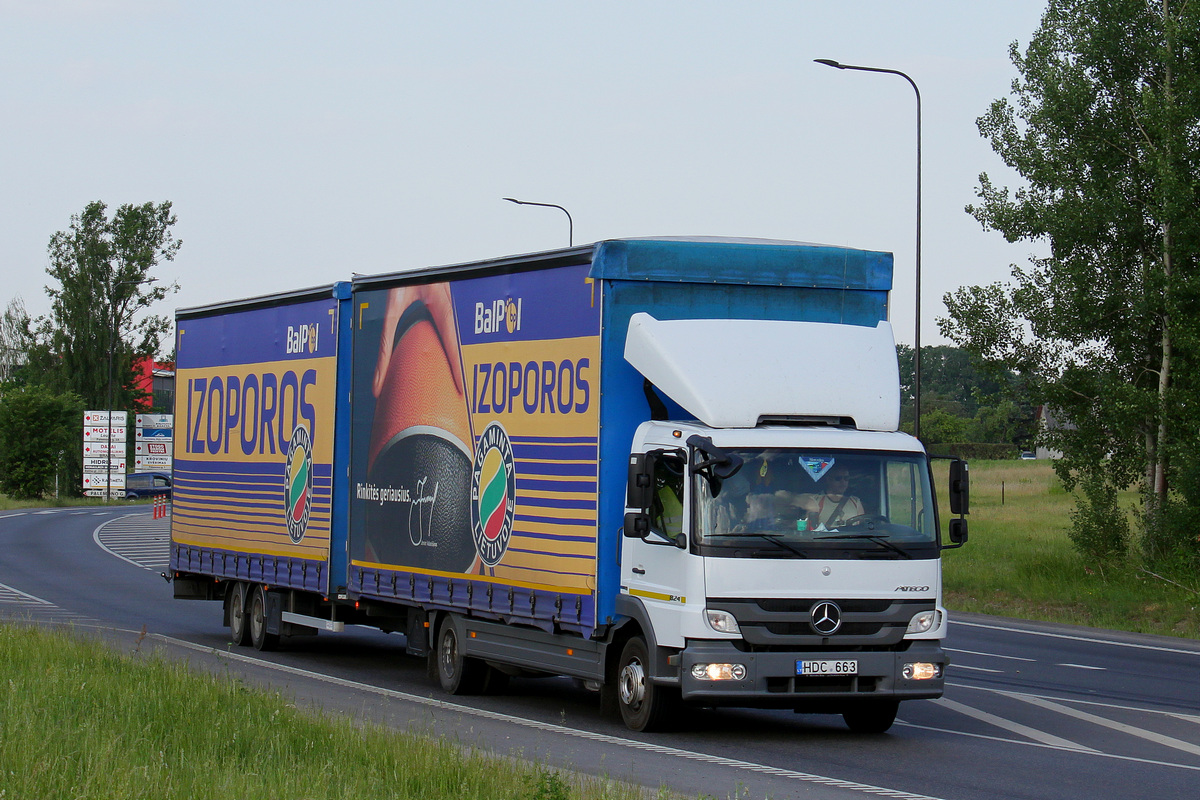 Литва, № HDC 663 — Mercedes-Benz Atego 824