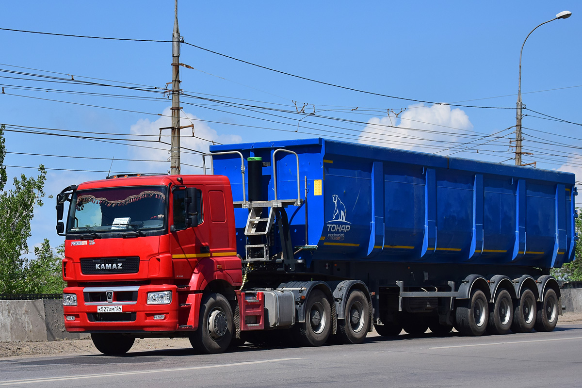 Волгоградская область, № К 527 АМ 134 — КамАЗ-65806-T5(68)