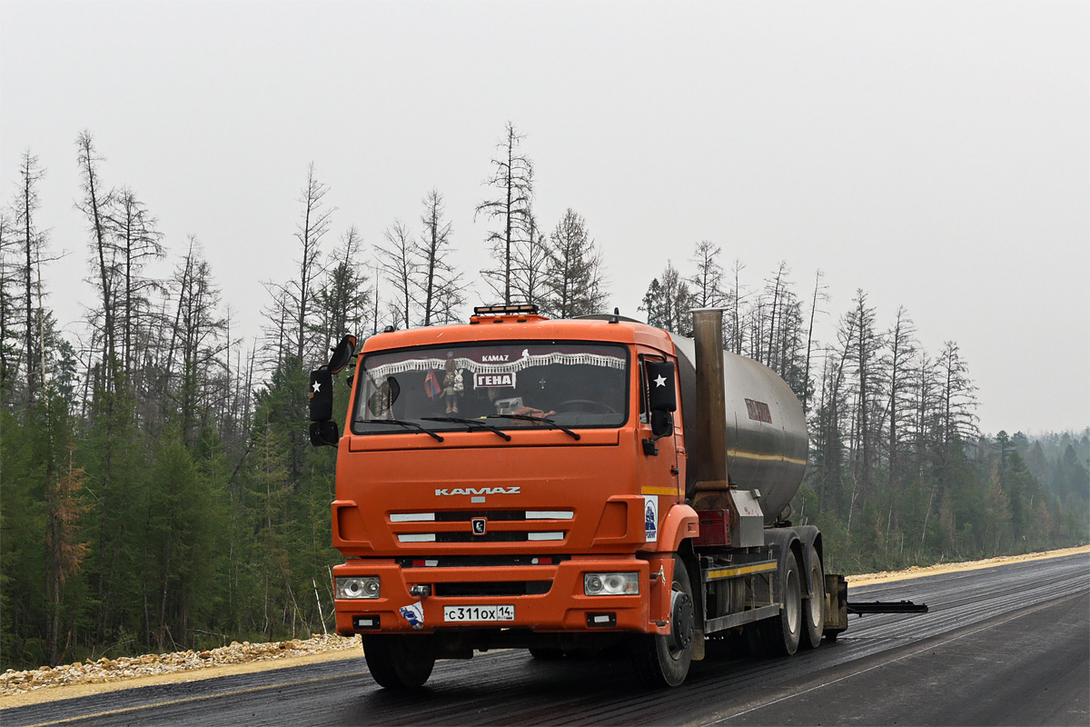 Саха (Якутия), № С 311 ОХ 14 — КамАЗ-65115-42