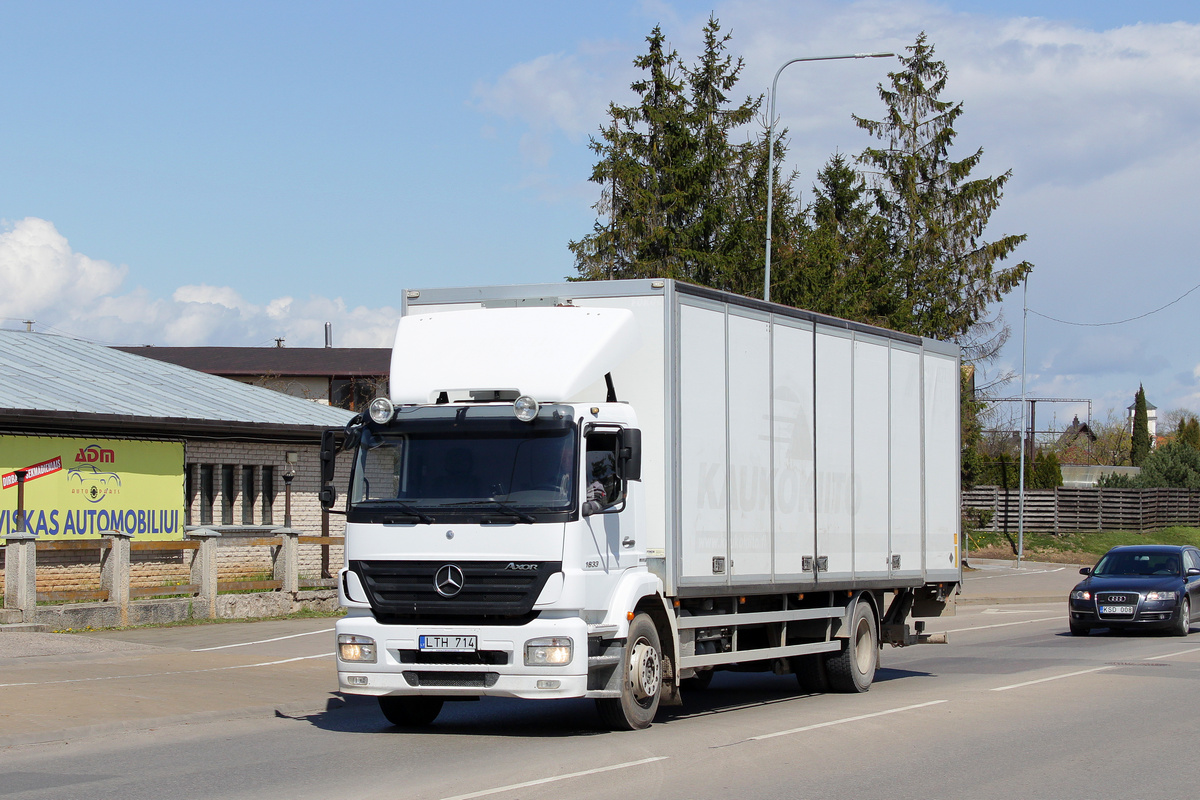 Литва, № LTH 714 — Mercedes-Benz Axor 1833