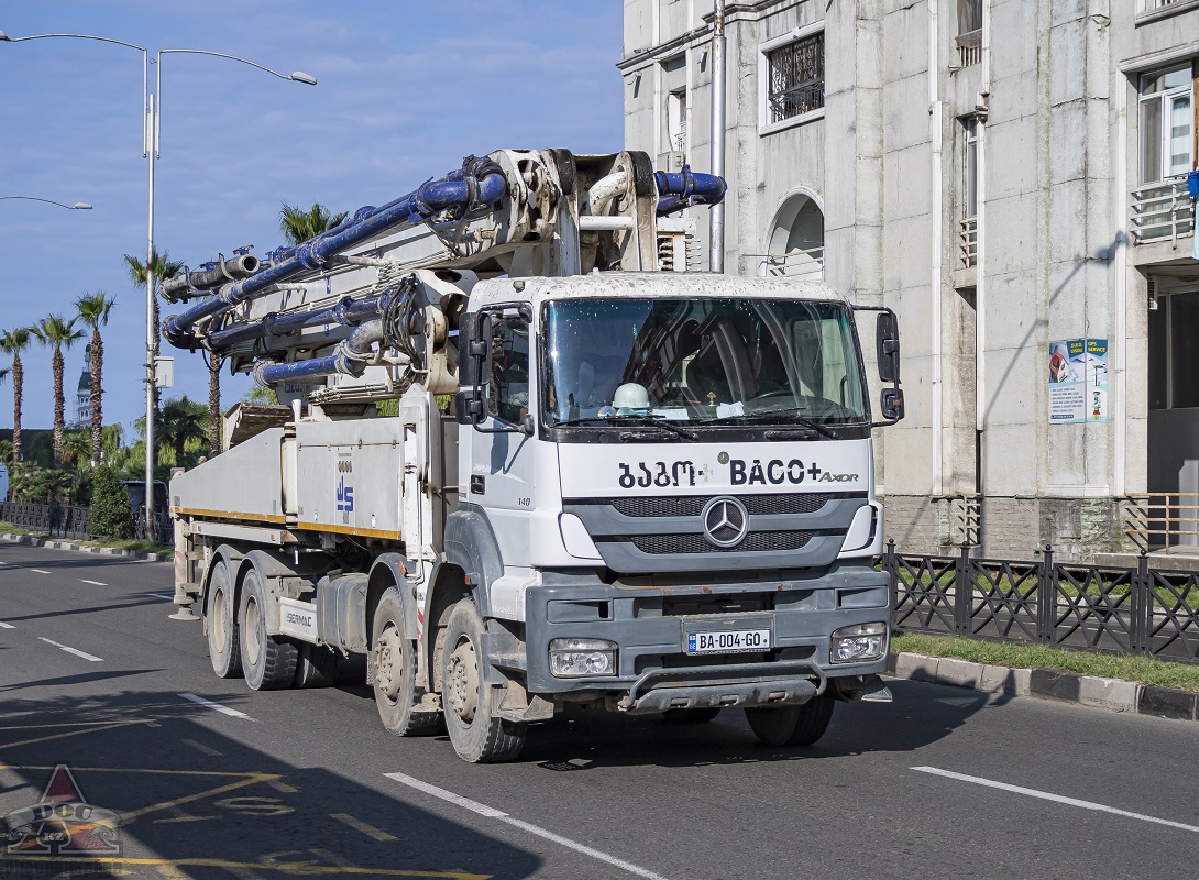Грузия, № BA-004-GO — Mercedes-Benz Axor 4140
