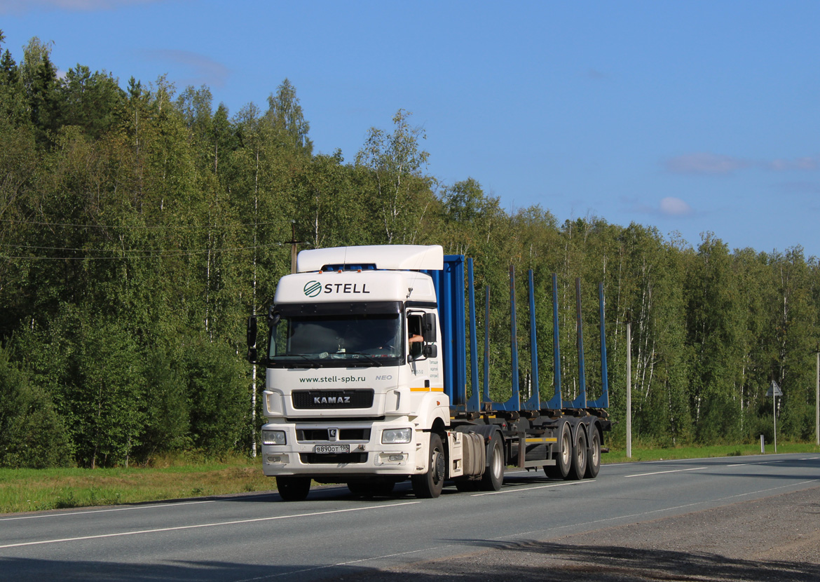 Санкт-Петербург, № В 890 ОТ 198 — КамАЗ-5490-S5(87)