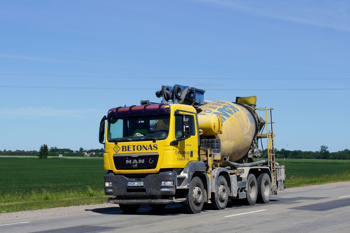 Литва, № HGK 291 — MAN TGS 35.400