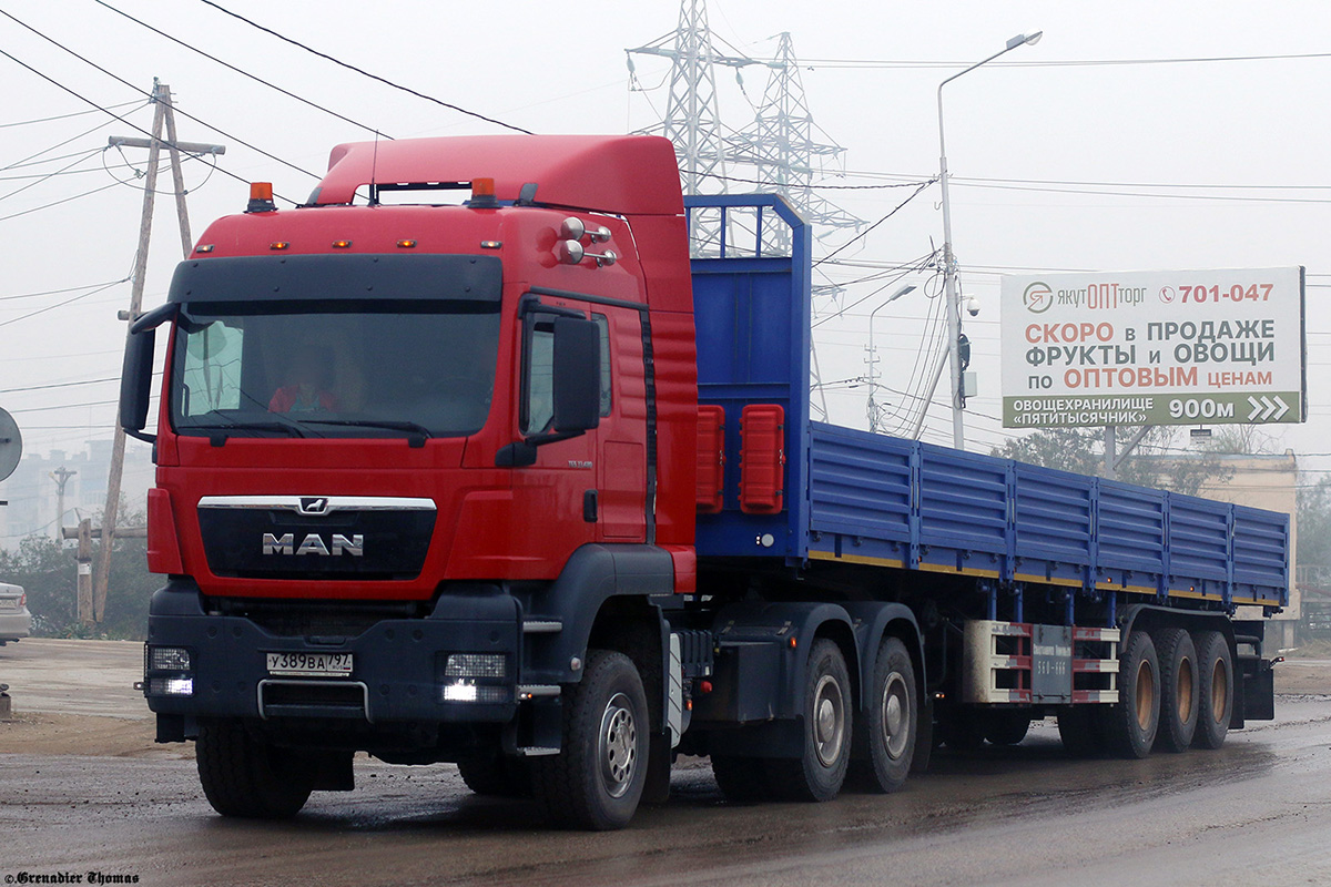Саха (Якутия), № У 389 ВА 797 — MAN TGS 33.480