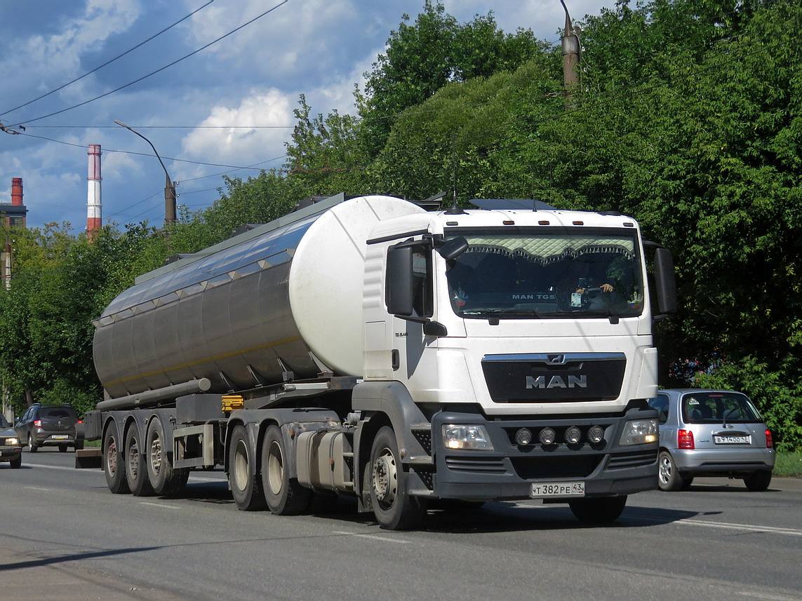 Кировская область, № Т 382 РЕ 43 — MAN TGS 26.440