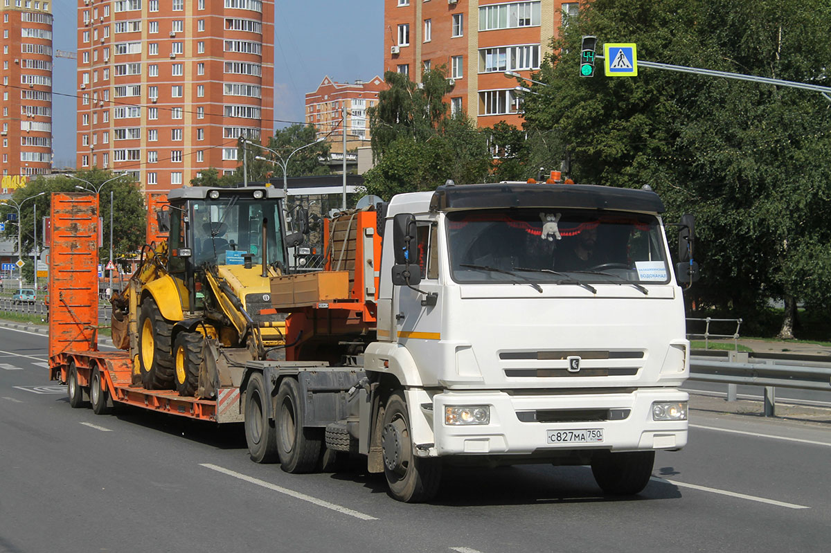 Московская область, № С 827 МА 750 — КамАЗ-65116-A4(23)