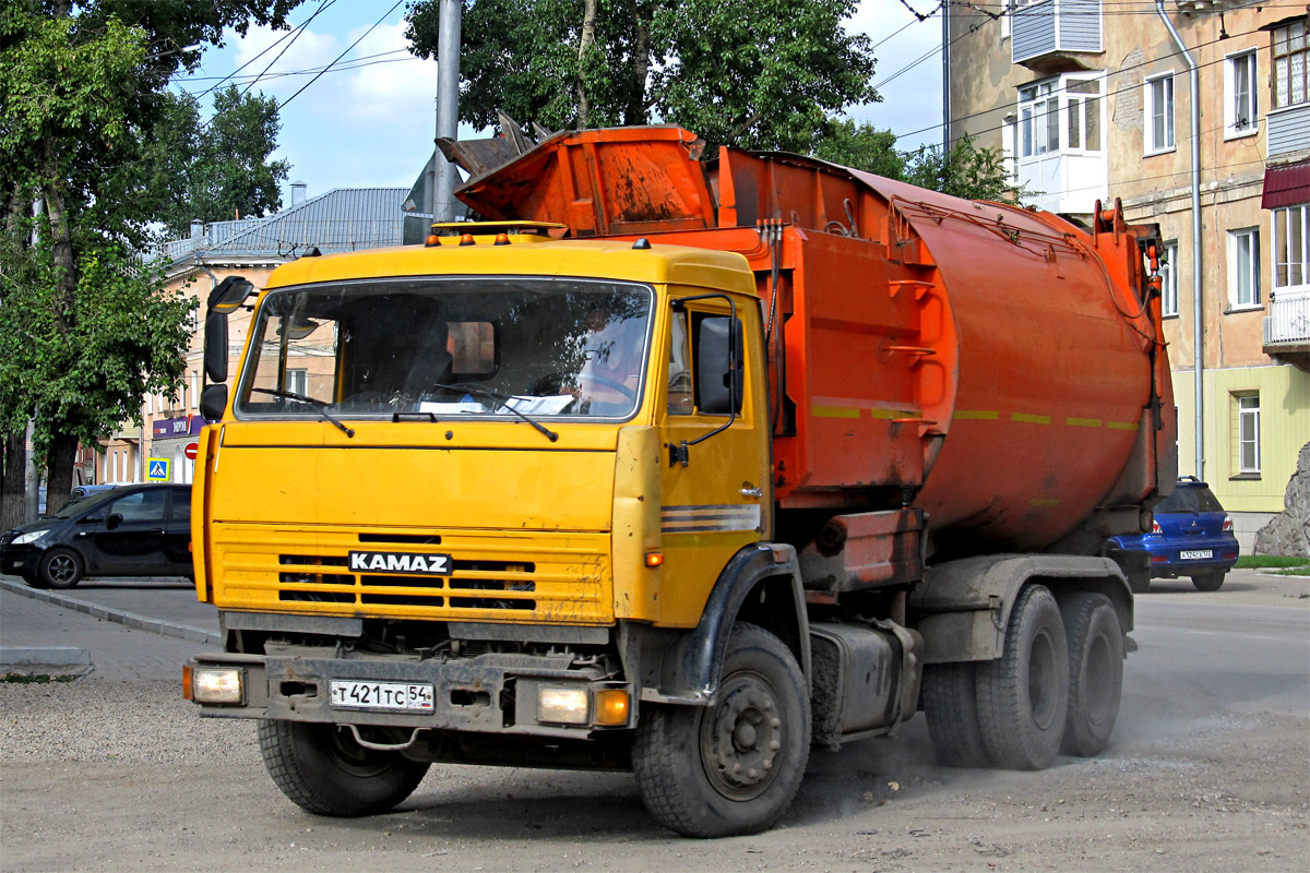 Алтайский край, № Т 421 ТС 54 — КамАЗ-65115-D3(97)
