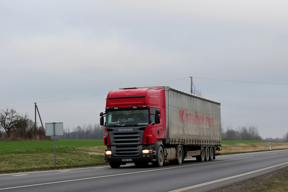 Литва, № DOB 444 — Scania ('2004) R480