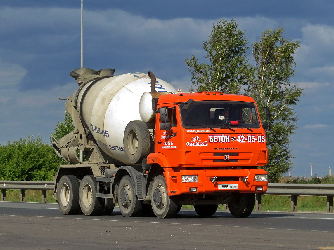 Кировская область, № Н 888 ОТ 43 — КамАЗ-6540-L4(19)