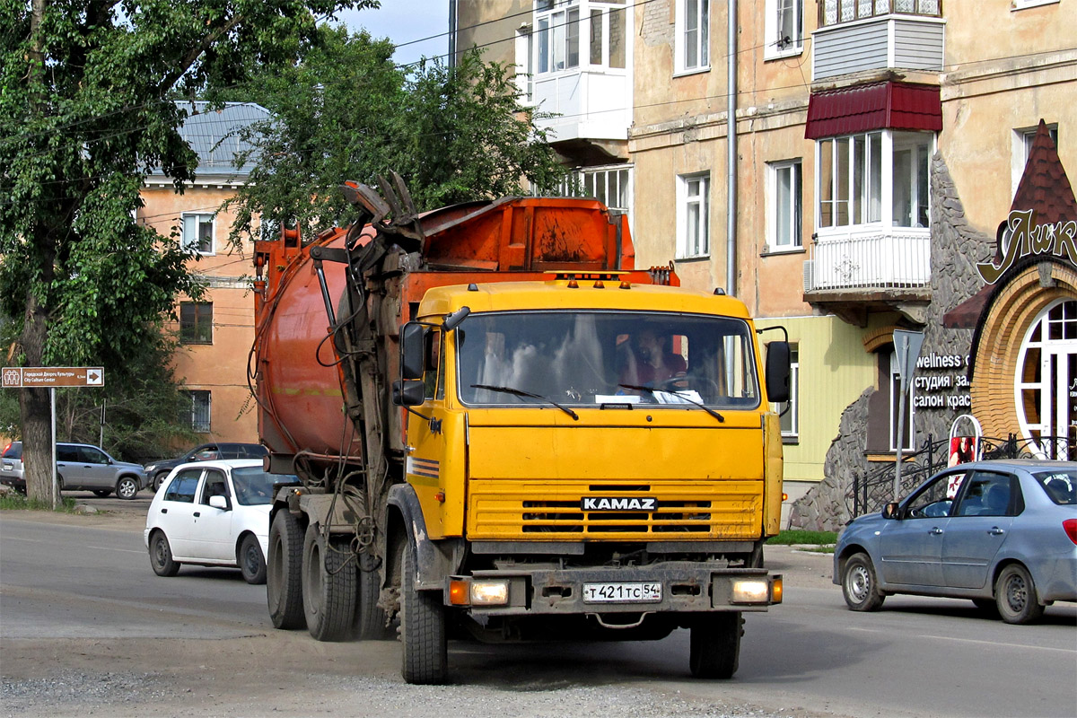 Алтайский край, № Т 421 ТС 54 — КамАЗ-65115-D3(97)