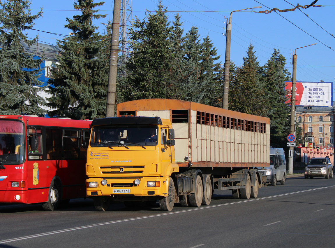 Кировская область, № В 307 РВ 43 — КамАЗ-65116-A4(23)