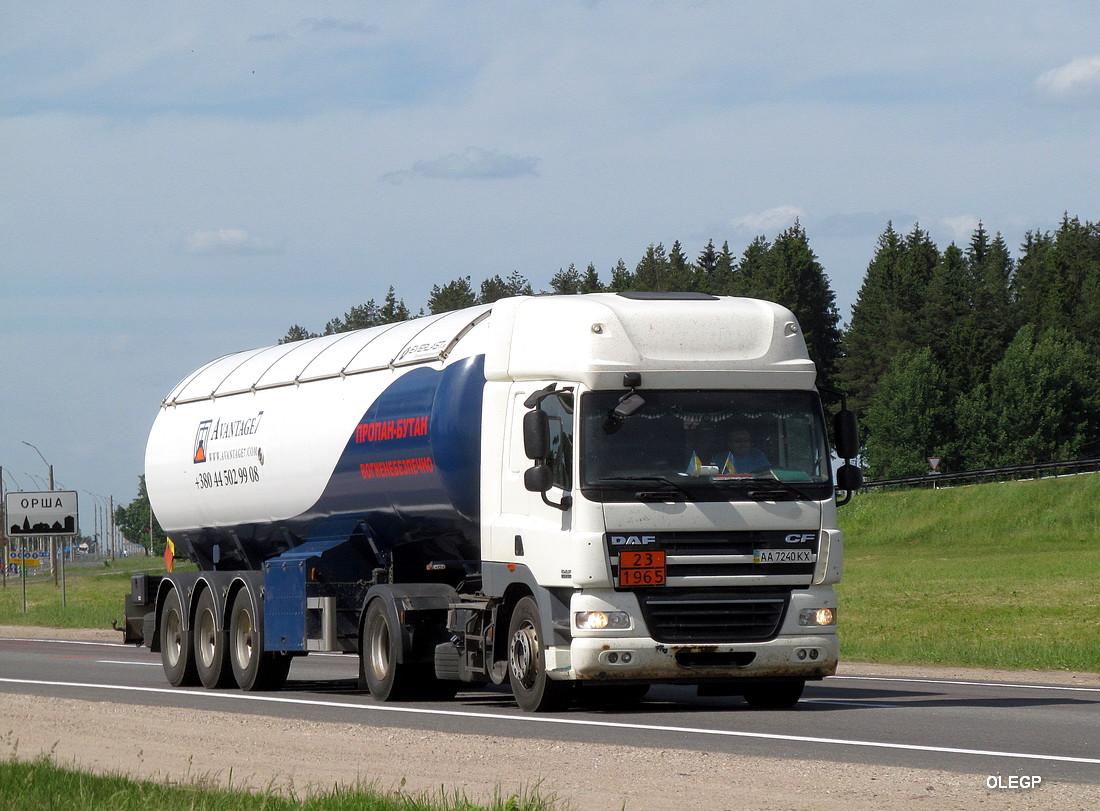 Киев, № АА 7240 КХ — DAF CF85 FT