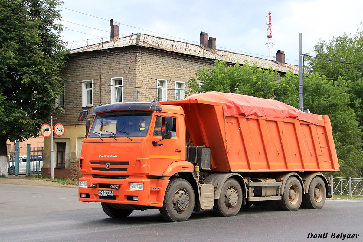 Кировская область, № М 201 РР 43 — КамАЗ-65201-B5(49)