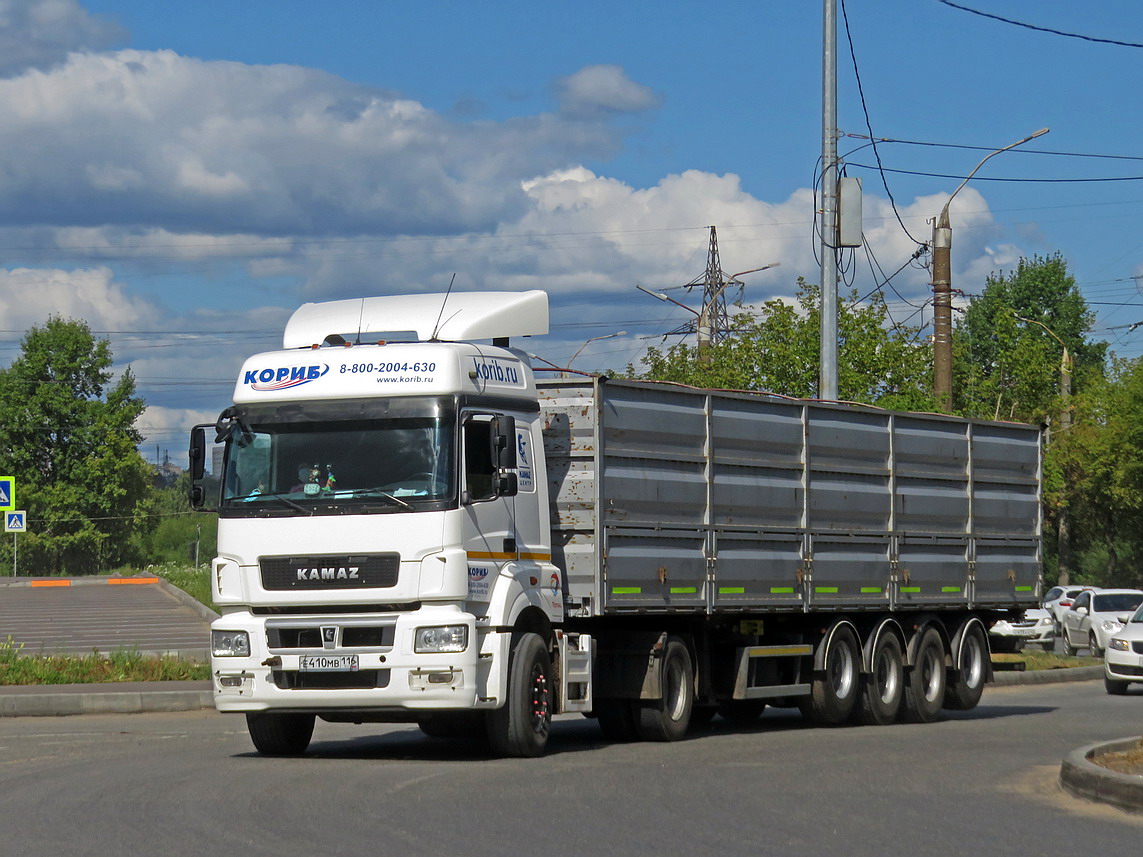 Татарстан, № Е 410 МВ 116 — КамАЗ-5490-S5(87)