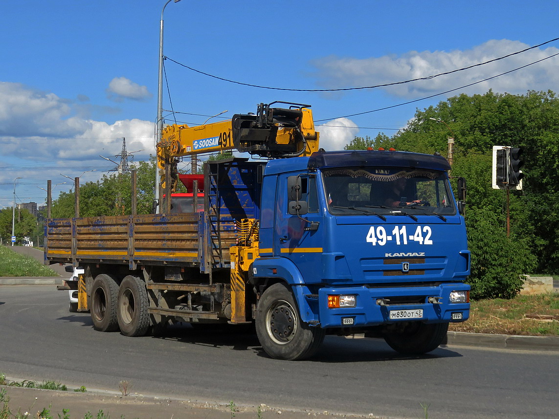 Кировская область, № М 830 ОТ 43 — КамАЗ-65117-N3(78)