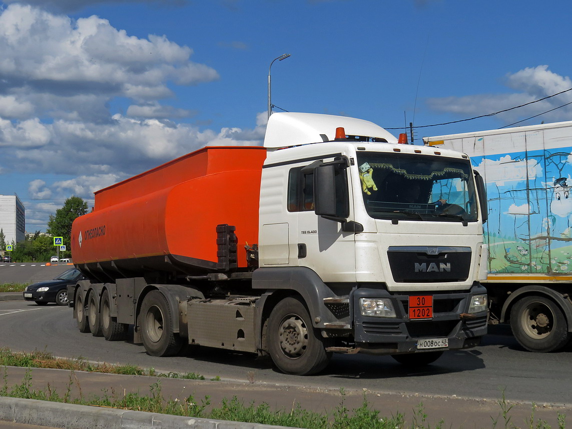 Кировская область, № Н 008 ОС 43 — MAN TGS 19.400