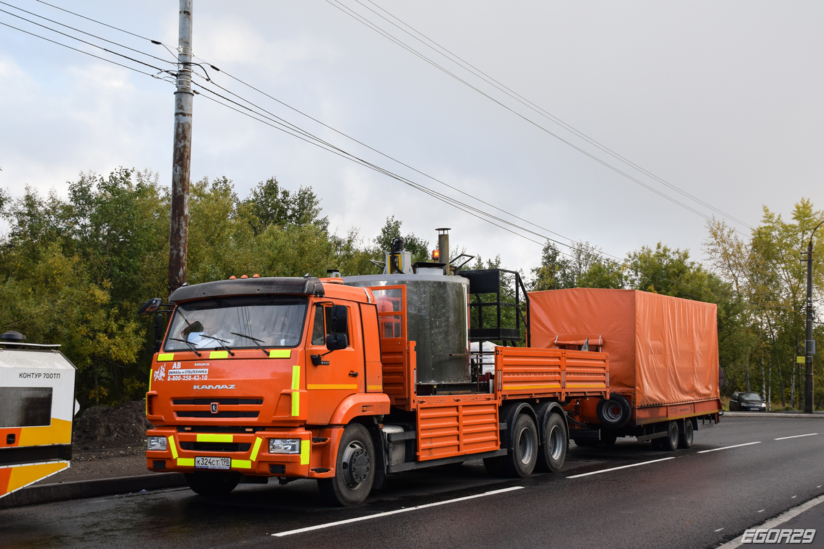 Санкт-Петербург, № К 324 СТ 198 — КамАЗ-65117-A5(48)