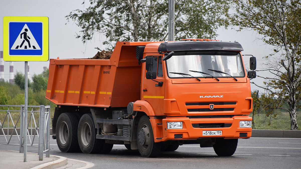 Пермский край, № Н 518 ОК 159 — КамАЗ-65115-A5(48)