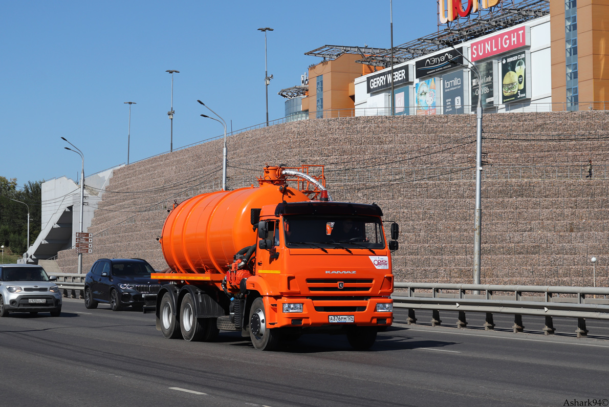 Красноярский край, № А 376 РМ 124 — КамАЗ-65115-A5(48)