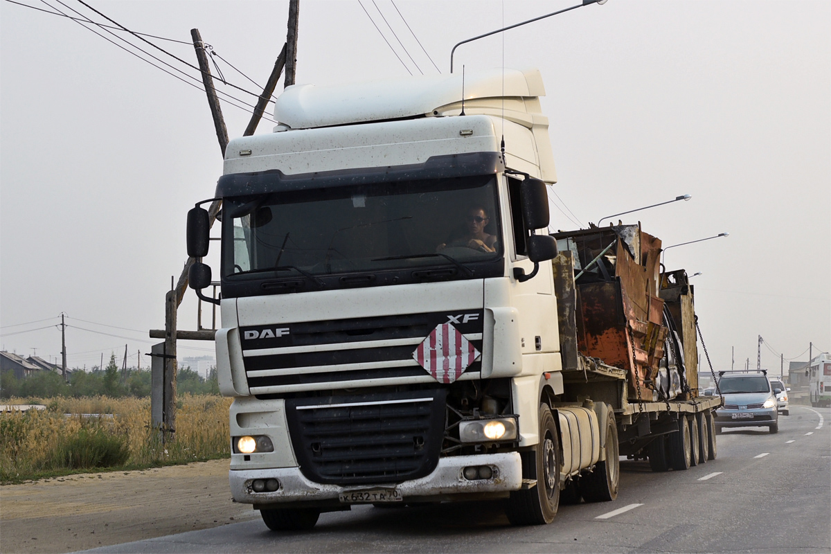 Томская область, № К 632 ТА 70 — DAF XF105 FT