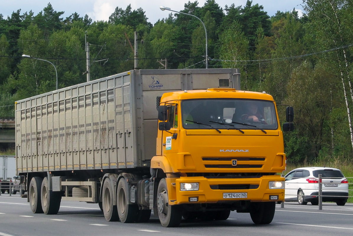 Калужская область, № О 124 ОС 40 — КамАЗ-65116-A5(48)