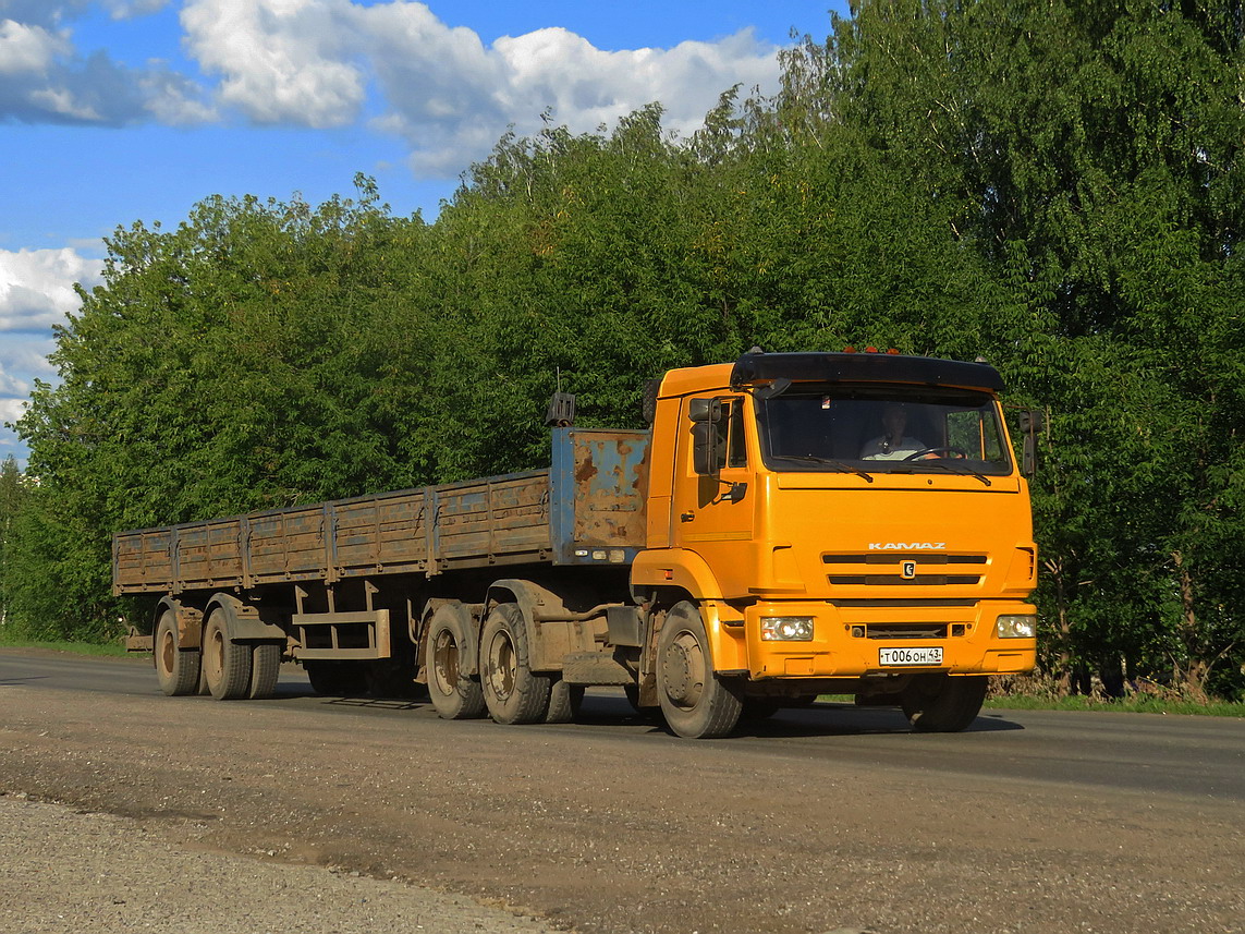 Кировская область, № Т 006 ОН 43 — КамАЗ-65116-N3(78)