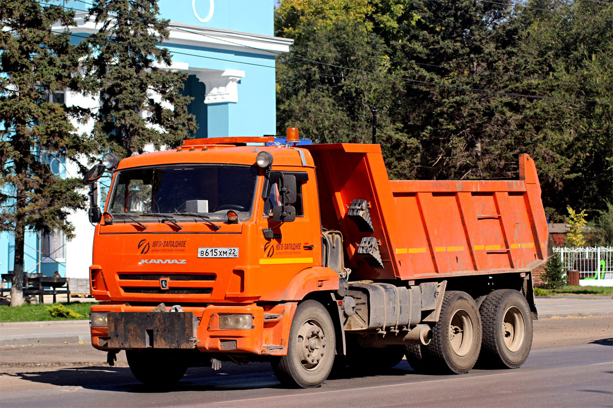 Алтайский край, № В 615 ХМ 22 — КамАЗ-65115-L4(19)