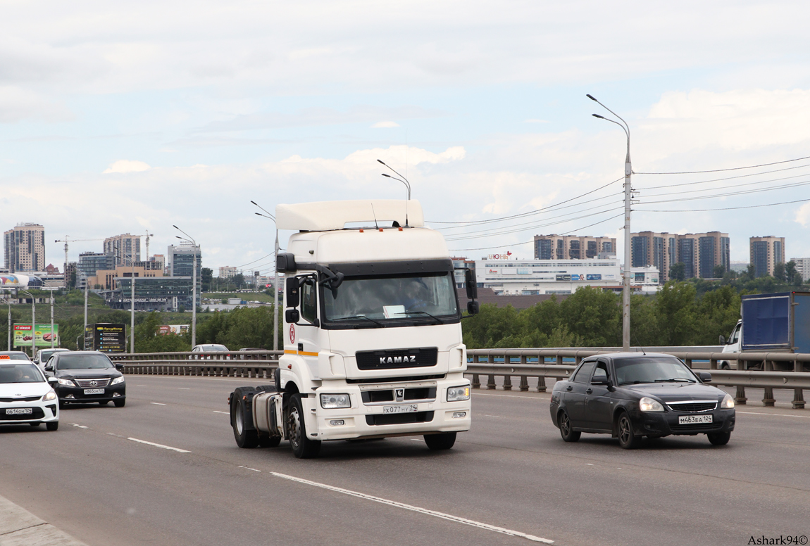 Красноярский край, № Х 077 НУ 24 — КамАЗ-5490-S5(87)
