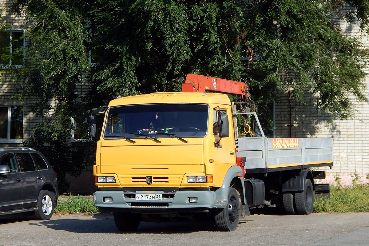 Белгородская область, № У 217 АМ 31 — КамАЗ-4308-H3(99)