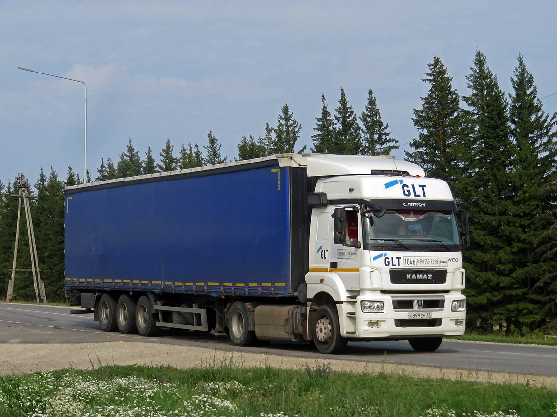 Санкт-Петербург, № К 899 ЕМ 21 — КамАЗ-5490-S5(87)
