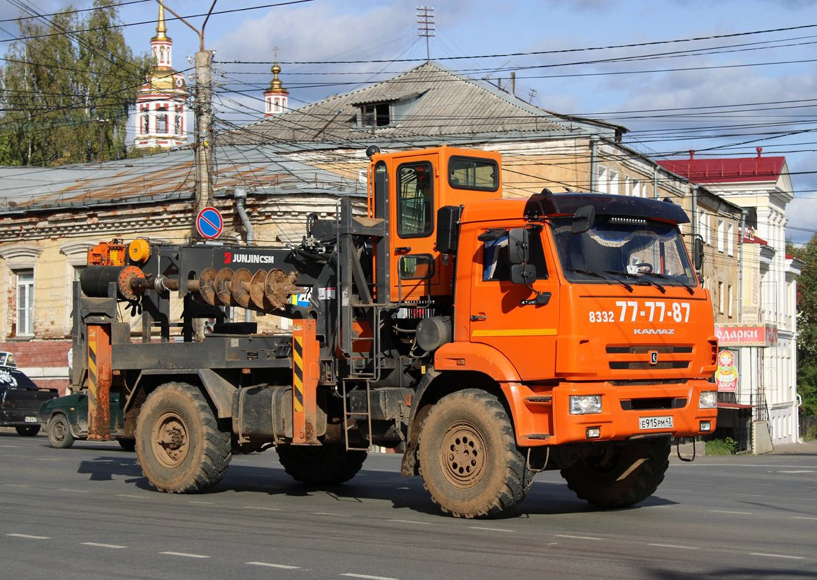 Кировская область, № Е 915 РМ 43 — КамАЗ-43502-D5(66)
