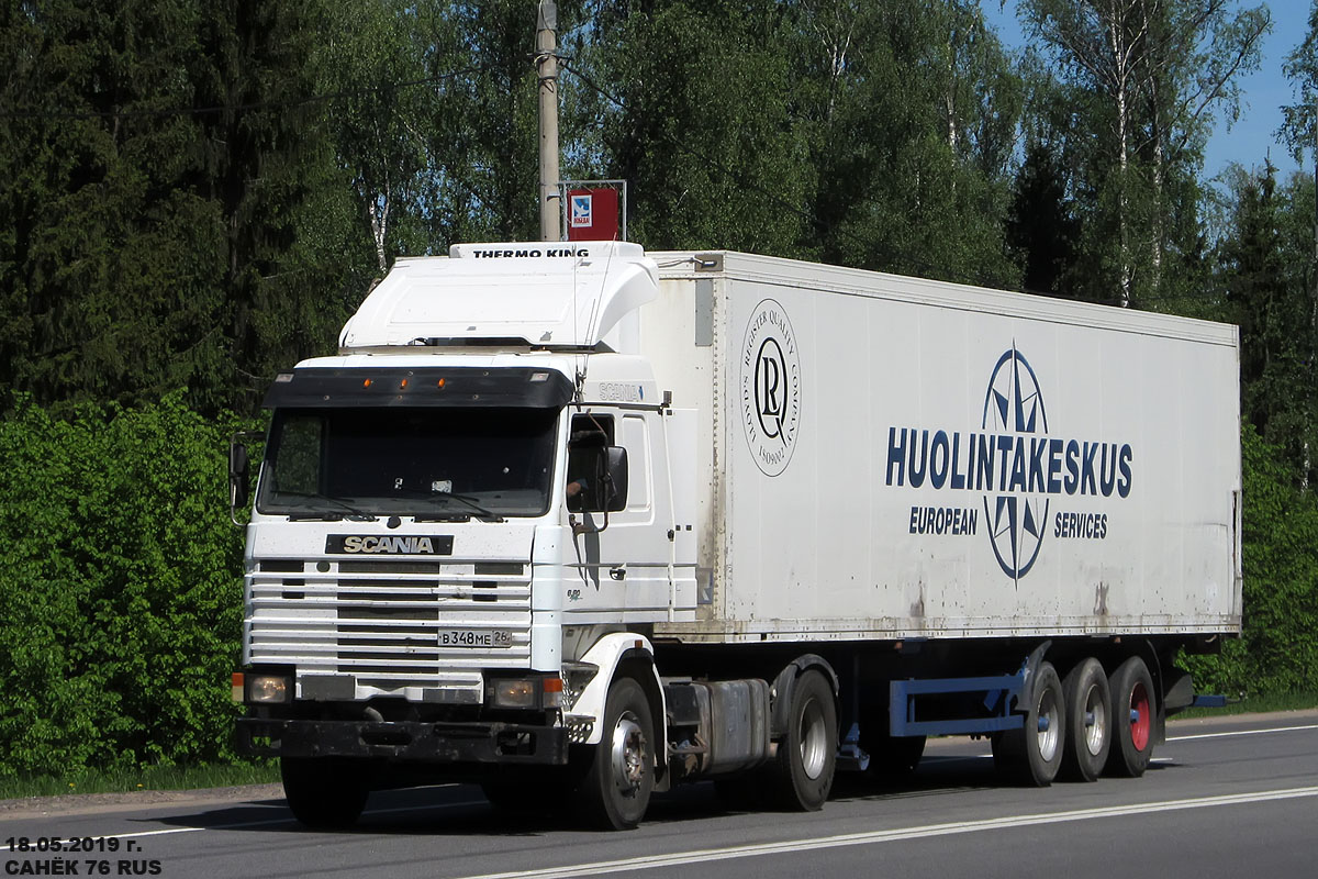 Ставропольский край, № В 348 МЕ 26 — Scania (II) R143M