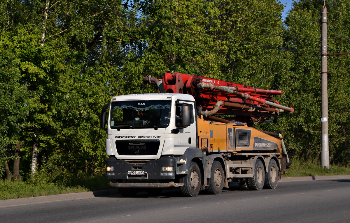 Калужская область, № О 907 СН 40 — MAN TGS (общая модель)