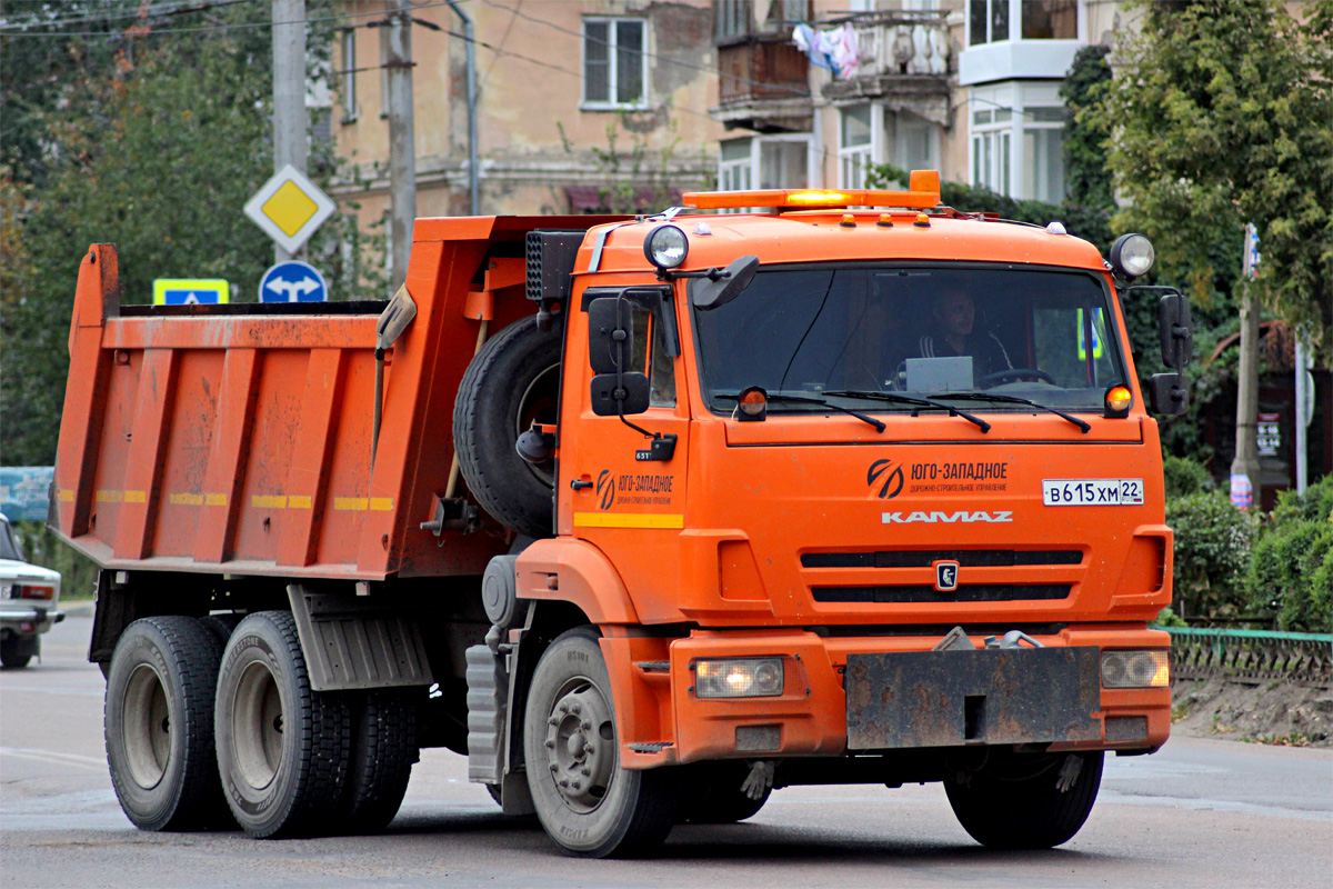 Алтайский край, № В 615 ХМ 22 — КамАЗ-65115-L4(19)