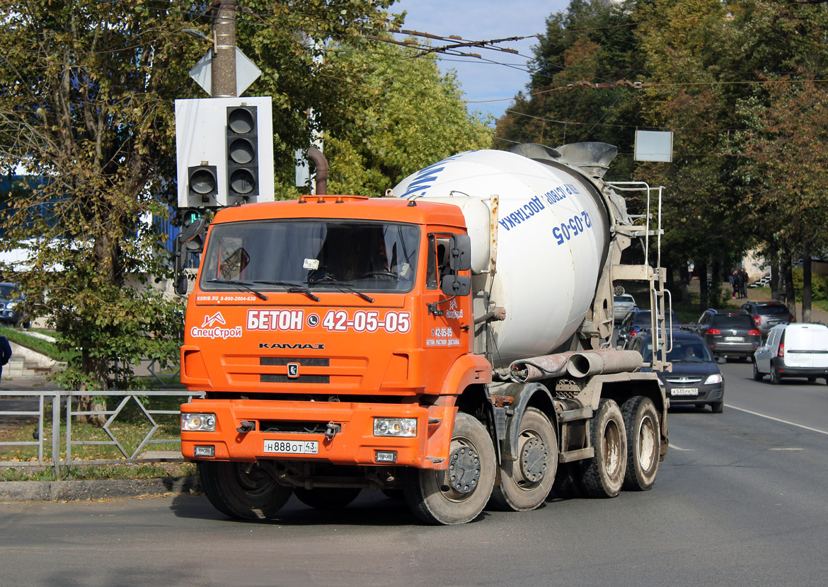 Кировская область, № Н 888 ОТ 43 — КамАЗ-6540-L4(19)