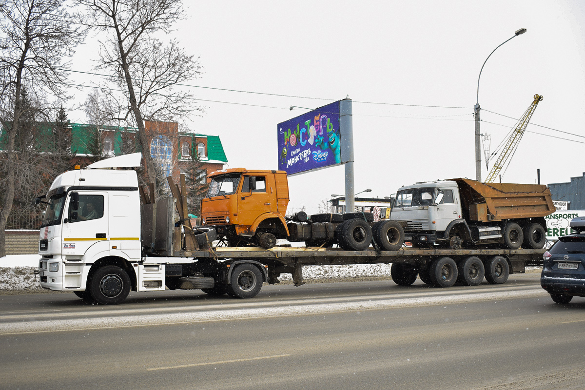 Омская область, № У 527 АХ 55 — КамАЗ-5490-S5(87)