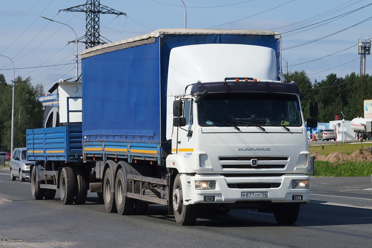 Тюменская область, № Р 877 ХМ 186 — КамАЗ-65117-A4(23)
