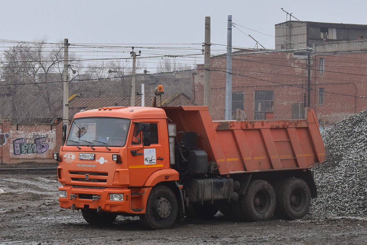 Волгоградская область, № В 986 ЕЕ 134 — КамАЗ-65115-L4(19)