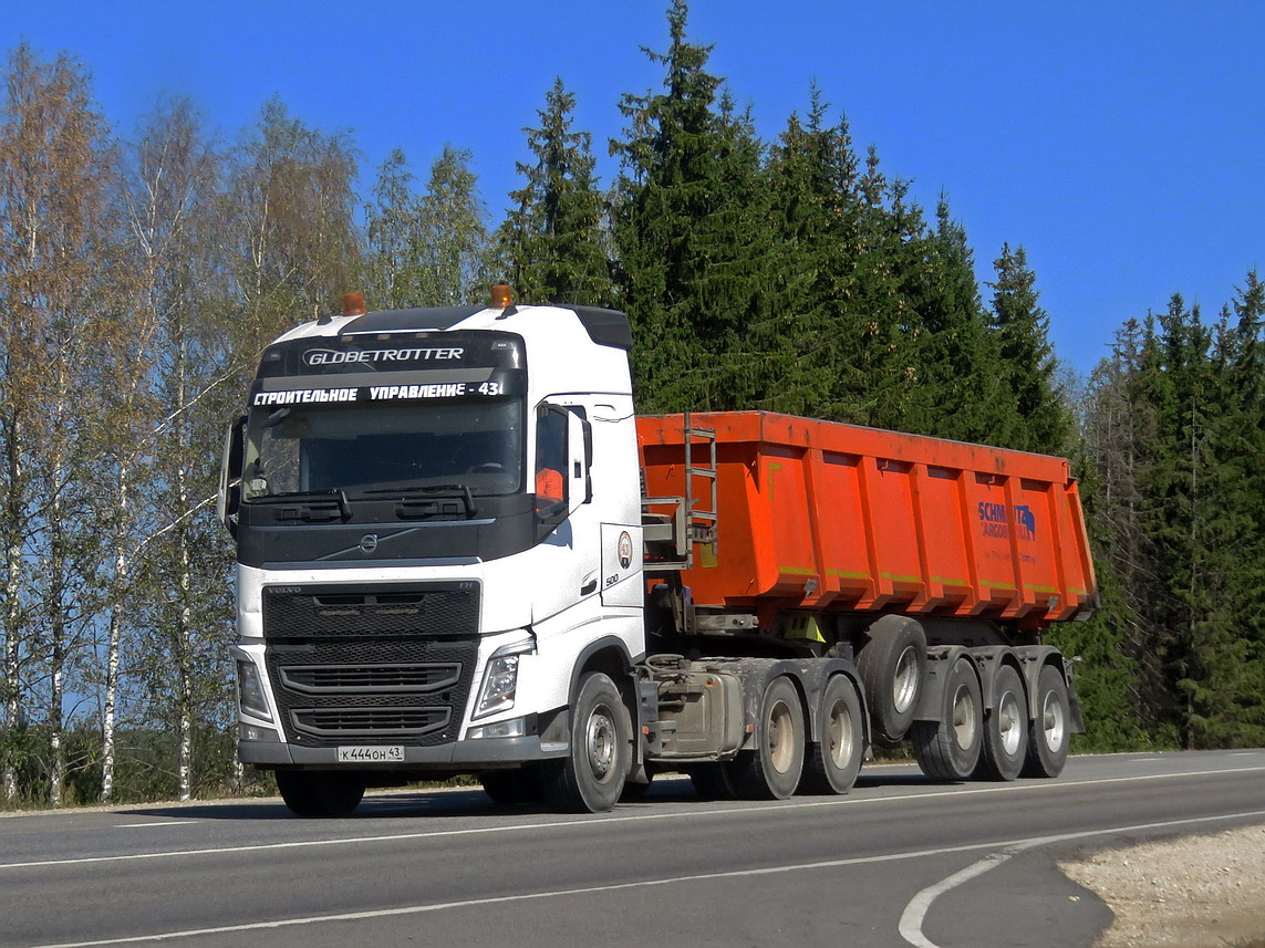 Кировская область, № К 444 ОН 43 — Volvo ('2012) FH.500