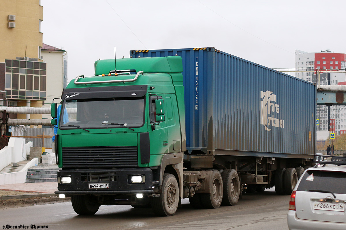 Саха (Якутия), № Е 494 МС 14 — МАЗ-643008