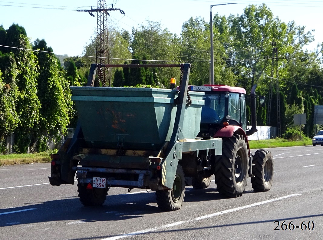 Венгрия, № YIR-594 — Erdőgép (общая модель); Венгрия, № PDZ-617 — Zetor Proxima (общая модель); Венгрия — Сбор винограда в Венгрии