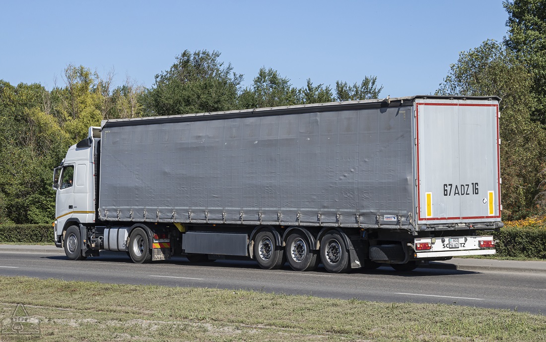 Восточно-Казахстанская область, № 174 VZA 16 — Volvo ('2002) FH12.460; Восточно-Казахстанская область, № 67 ADZ 16 — Schmitz Cargobull S.CS / SCB*S3T / S01