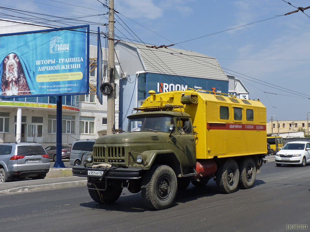 Севастополь, № А 951 КР 92 — ЗИЛ-131 (общая модель)