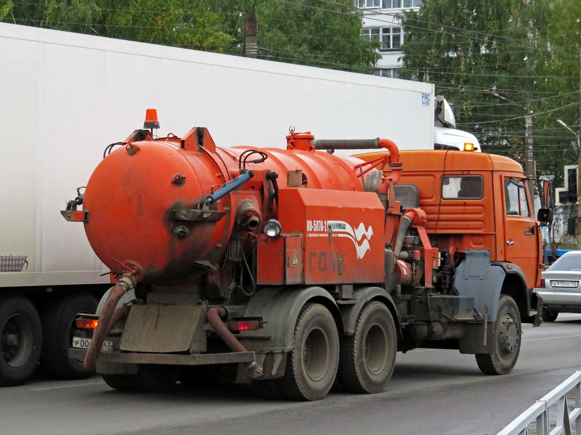 Кировская область, № Р 001 НР 43 — КамАЗ-65115-D3(97)