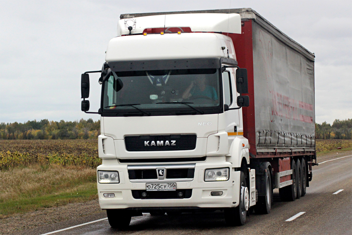 Московская область, № О 725 СУ 750 — КамАЗ-5490-S5(87)