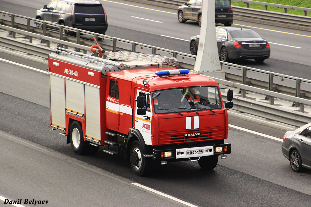 Санкт-Петербург, № В 166 ОО 178 — КамАЗ-43253-A3(96)
