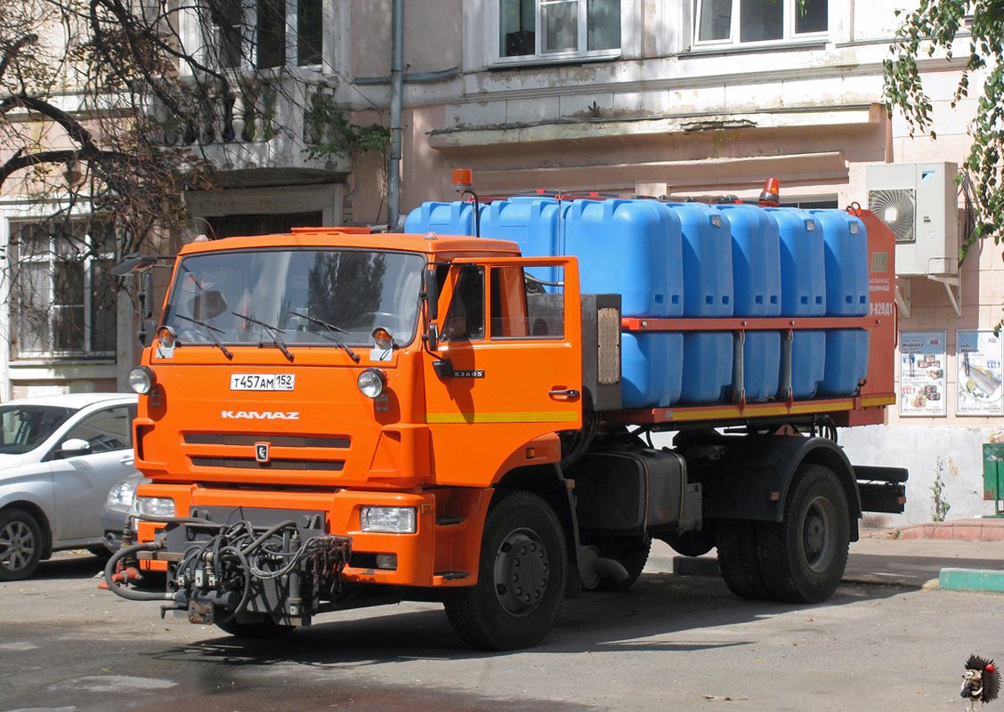 Нижегородская область, № Т 457 АМ 152 — КамАЗ-53605-A5(48)