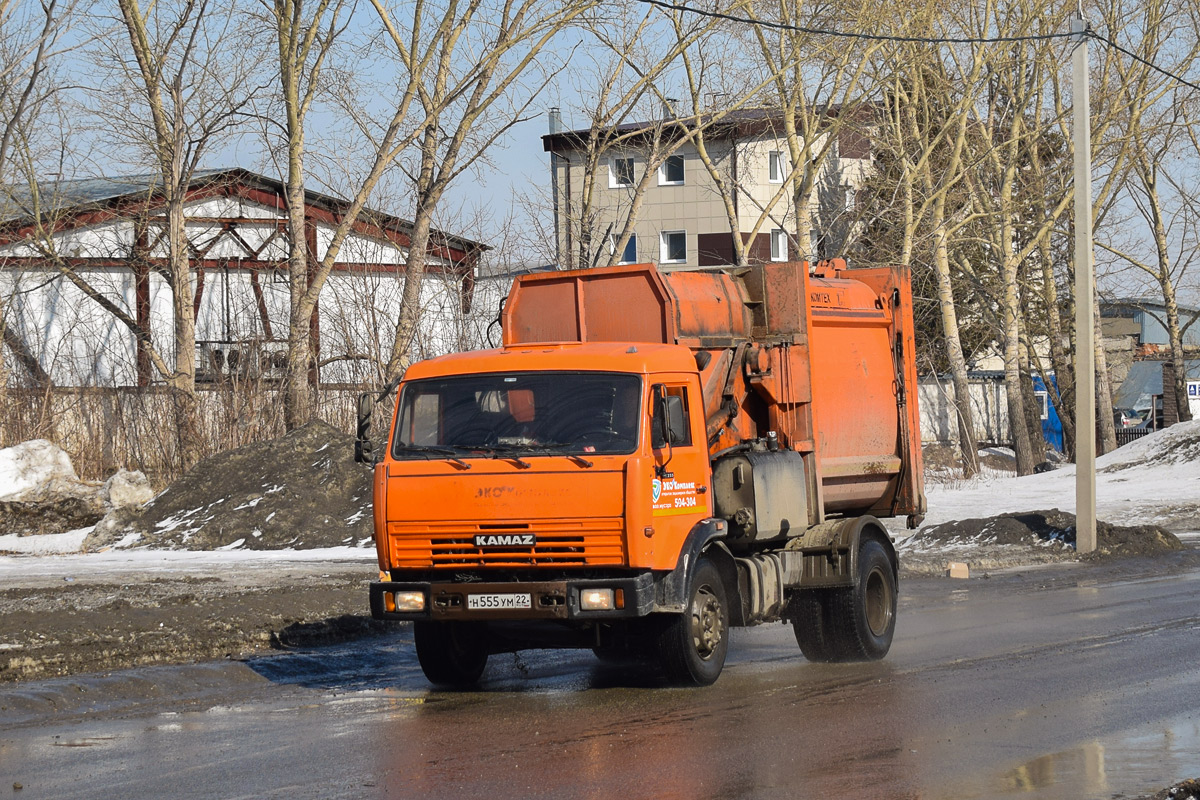 Алтайский край, № Н 555 УМ 22 — КамАЗ-43255-A3(96)